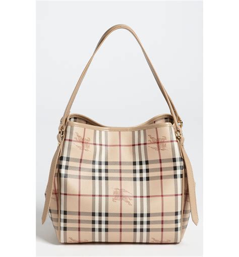 burberry fabric tote bag|burberry haymarket check tote bag.